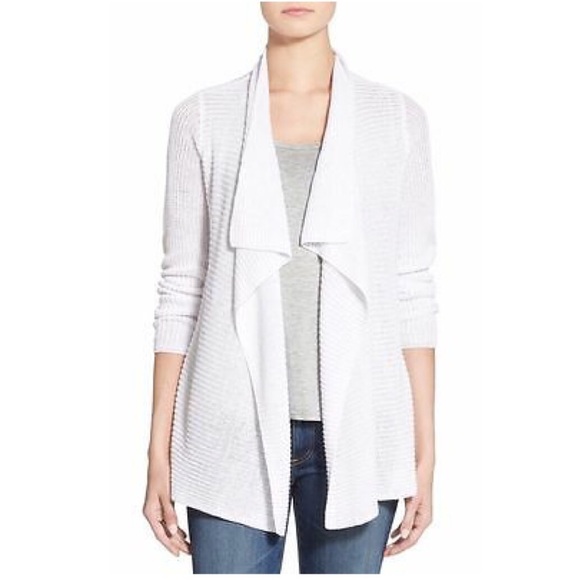 eileen fisher white cardigan